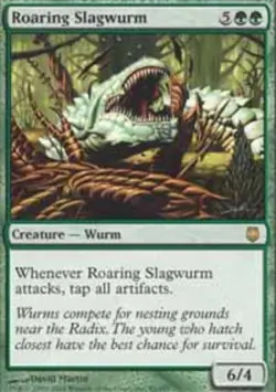 1 x Roaring Slagwurm - Darksteel - Light Play - MTG - Image 1