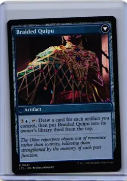 Braided Net // Braided Quipu Foil (047) The Lost Caverns of Ixalan LCI MTG Magic - Image 2