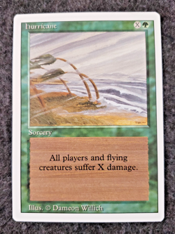 Hurricane -Magic the Gathering Revised - Never played - MTG Mint .....(DS3D1K6) - Image 1