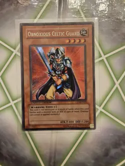 Yugioh Obnoxious Celtic Guard CT1-EN006 Secret Rare Limited Edition NM - Image 1