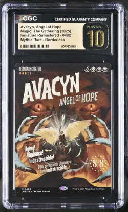 AVACYN, ANGEL OF HOPE Innistrad Remastered Movie Poster CGC Pristine 10 MTG - Image 1