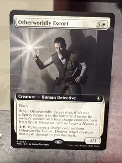 1x Otherworldly Escort (0323) Extended Art Murders at Karlov Manor MTG Magic x1 - Image 1