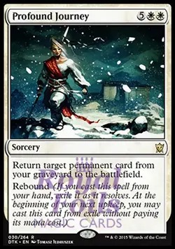 Profound Journey 2x FOIL DTK MTG Dragons of Tarkir Rare MINT white - Image 1