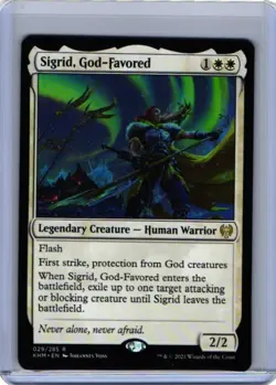MTG Magic the Gathering Sigrid, God-Favored (29/461) Kaldheim NM - Image 1