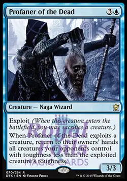 Profaner of the Dead 1x FOIL DTK MTG Dragons of Tarkir Rare MINT blue - Image 1