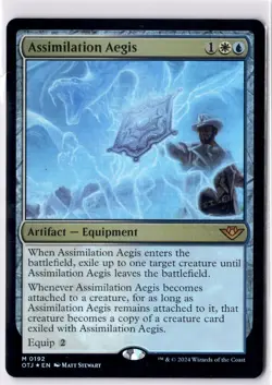 Assimilation Aegis NM* FOIL Outlaws Of Thunder Junction 0192 mtg -UnltdCards - Image 1