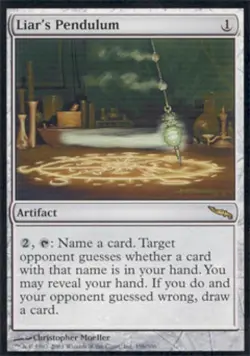 Liar's Pendulum - Light Play MTG Mirrodin - Image 1