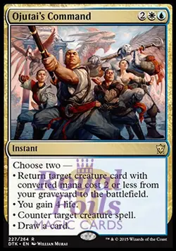 Ojutai's Command 1x FOIL DTK MTG Dragons of Tarkir Rare MINT white blue - Image 1