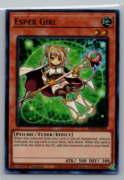 Yugioh Esper Girl RA04-EN006 Super Rare Foil - NM - Image 1