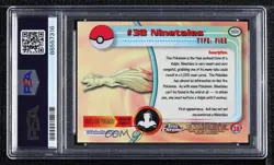 Ninetales Topps Chrome Pokemon TV Animation Edition PSA 7 2000 - Image 2