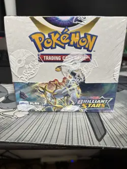 Pokemon TCG Sword & Shield Brilliant Stars Booster Box 36 Packs SEALED - Image 1