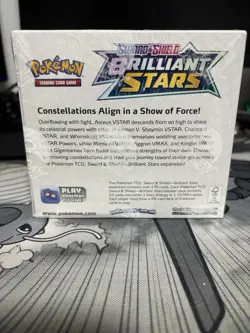 Pokemon TCG Sword & Shield Brilliant Stars Booster Box 36 Packs SEALED - Image 3