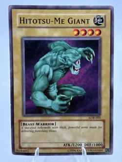 Hitotsu-Me Giant - LOB-002 - YuGiOh - Unlimited Edition - Image 1