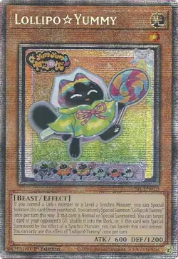 LollipoYummy (Starlight Rare) JUSH-EN018 Justice Hunters NM Lollipo Yummy Yugioh - Image 2