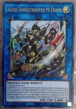 *** ALIEN SHOCKTROOPER M-FRAME *** ULTRA RARE DUOV-EN003 MINT/NM YUGIOH! - Image 1