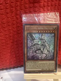Yugioh Blue-Eyes Abyss Dragon LDS2-EN015 SEALED NM SECRET RARE - Image 2