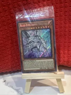 Yugioh Blue-Eyes Abyss Dragon LDS2-EN015 SEALED NM SECRET RARE - Image 3