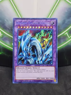 Yugioh Dragon Master Knight LCKC-EN065 Secret Rare 1st Edition NM - Image 1