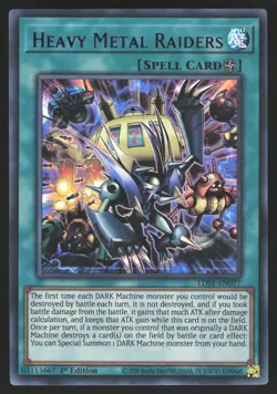 Heavy Metal Raiders - LDS1-EN077 - PURPLE Ultra Rare - 1st Edition Yugioh - Image 1