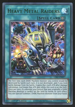 Heavy Metal Raiders - LDS1-EN077 - GREEN Ultra Rare - 1st Edition Yugioh - Image 1