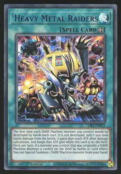 Heavy Metal Raiders - LDS1-EN077 - BLUE Ultra Rare - 1st Edition Yugioh - Image 1