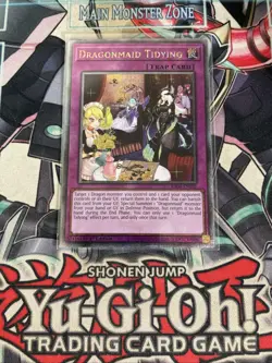 Dragonmaid Tidying Quarter Century Secret Rare RA04-EN102 Yugioh Alt Art - Image 1