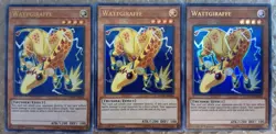 YUGIOH WATTGIRAFFE DUOV-EN064 1ST ULTRA X3 Playset NM - Image 1