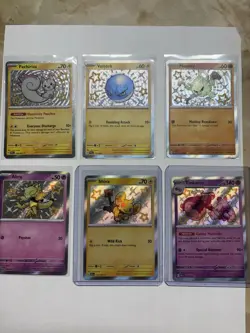 Pokemon Card Lot: Paldean Fates Holo Rares: Shinx Tinkaton, Pachirisu Etc - Image 1