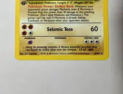 Machamp 8/102 (LP) 1st Edition Holo Rare Base Set Unlimited 1996 Pokemon Card - Image 5