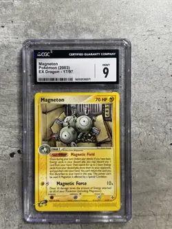 Pokemon Card Magneton CGC 9 Mint, e-Reader EX Dragon 17/97, 2003 (1) - Image 1