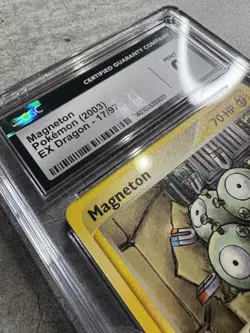 Pokemon Card Magneton CGC 9 Mint, e-Reader EX Dragon 17/97, 2003 (1) - Image 5