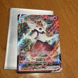 Pokemon TCG Cinderace Vmax 019/072 Ultra Rare Shining Fates Mint Card - Image 1