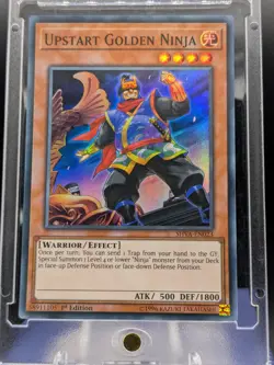 Upstart Golden Ninja Super Rare SHVA-EN023 LP/NM Yugioh Card - Image 1