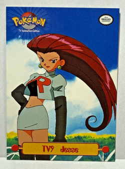 Jesse TV9 Character Card Non-Holo Pokemon Topps TV Animation Series - Image 1