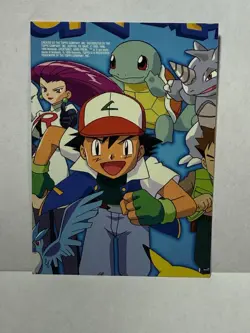 Jesse TV9 Character Card Non-Holo Pokemon Topps TV Animation Series - Image 2