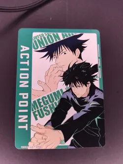 Megumi Fushiguro UE03BT / JJK-1 Holo Textured Jujutsu Kaisen Union Arena Card NM - Image 1
