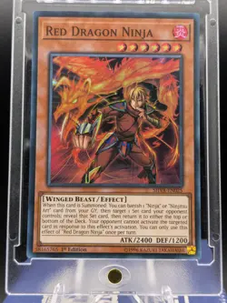 Red Dragon Ninja Super Rare SHVA-EN025 LP/NM Yugioh Card - Image 1