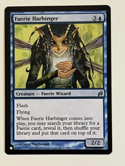 Faerie Harbinger Lorwyn The List Non-Foil Regular MTG - Image 1