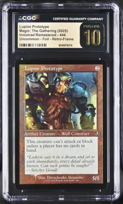 LUPINE PROTOTYPE Innistrad Remastered Retro Frame Foil CGC Pristine 10 MTG - Image 1