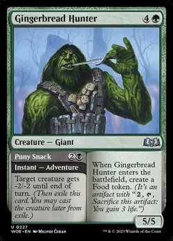 Gingerbread Hunter - Wilds of Eldraine WOE - MTG - NM Magic - 227 U - Image 1