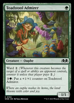 Toadstool Admirer - Wilds of Eldraine WOE - MTG - NM Magic - 192 C - Image 1