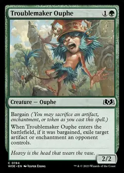 Troublemaker Ouphe - Wilds of Eldraine WOE - MTG - NM Magic - 194 C - Image 1