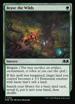 Brave the Wilds - Wilds of Eldraine WOE - MTG - NM Magic - 165 C - Image 1