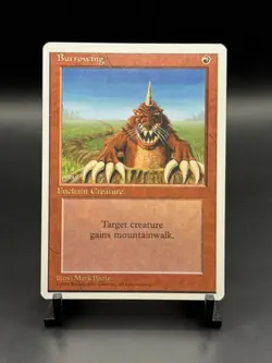 Burrowing MTG Core Set 4th Edition Regular - Image 1