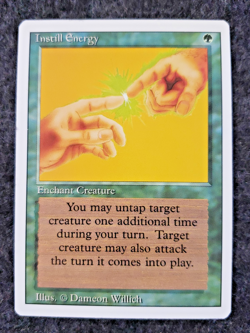 Instill Energy -Revised Edition Magic the Gathering Never played MTG. (DS3D1K6) - Image 1