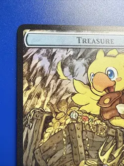 TREASURE Token MTG Final Fantasy Metal APAC Promo LP/EX ENGLISH - Image 3