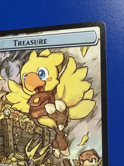 TREASURE Token MTG Final Fantasy Metal APAC Promo LP/EX ENGLISH - Image 4