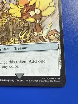 TREASURE Token MTG Final Fantasy Metal APAC Promo LP/EX ENGLISH - Image 5