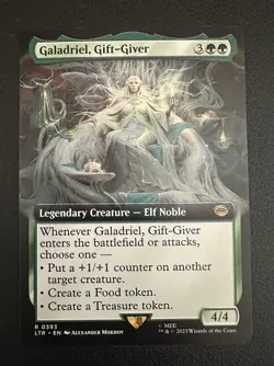 Galadriel, Gift-Giver (Extended Art) - Near Mint, MTG Lord of the Rings - Image 1