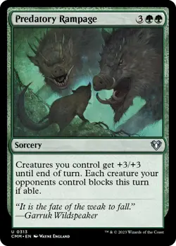 MTG Predatory Rampage - 313 / English / Near Mint - Image 1